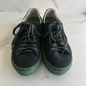 MIRET Eco-Friendly Minimalist Minera Graphite Wool Sneakers Black/Green – EU 40